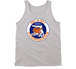 Miami Floridians Retro Basketball Team Logo Fan Tanktop Miami Floridians Retro Basketball Team Logo Fan Tanktop