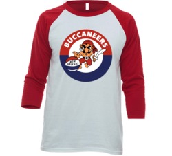New Orleans Buccaneers Retro 70s Basketball Team Fan Raglan T Shirt New Orleans Buccaneers Retro 70s Basketball Team Fan Raglan T Shirt