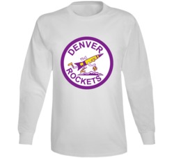 Denver Rockets Retro 60s 70s Basketball Team Fan Long Sleeve Denver Rockets Retro 60s 70s Basketball Team Fan Long Sleeve