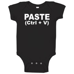 Paste Ctrl And V Keyboard Shortcut Childs Cute Baby One Piece Paste Ctrl And V Keyboard Shortcut Childs Cute Baby One Piece