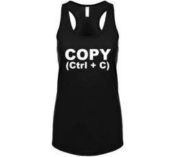 Copy Ctrl And C Keyboard Shortcut Parents Cute Womens Tanktop Copy Ctrl And C Keyboard Shortcut Parents Cute Womens Tanktop