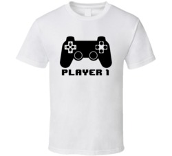 Player 1 Video Game Controller Avid Gamer Entusiast T Shirt Player 1 Video Game Controller Avid Gamer Entusiast T Shirt