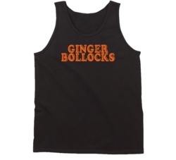 Ginger Bollocks Red Head Funny Joke Tanktop Ginger Bollocks Red Head Funny Joke Tanktop