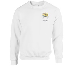 Pocket Minions Favorite Characters Movie Lovers Crewneck Sweatshirt Pocket Minions Favorite Characters Movie Lovers Crewneck Sweatshirt