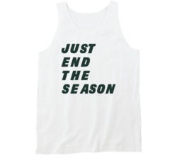 Just End The Season Frustrated New York J Football Fan Tanktop Just End The Season Frustrated New York J Football Fan Tanktop