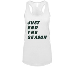 Just End The Season Frustrated New York J Football Fan Womens Tanktop Just End The Season Frustrated New York J Football Fan Womens Tanktop