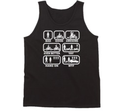Biker's Life Good Bad Yay Awesome Wtf Funny Growing Family Tanktop Biker's Life Good Bad Yay Awesome Wtf Funny Growing Family Tanktop