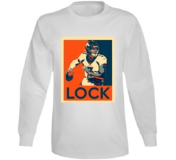 Drew Lock Quarterback Hope Poster Denver Football Fan Long Sleeve Drew Lock Quarterback Hope Poster Denver Football Fan Long Sleeve