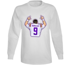 Joe Burrow Burreaux Quarterback Lsu Football Fan Long Sleeve Joe Burrow Burreaux Quarterback Lsu Football Fan Long Sleeve