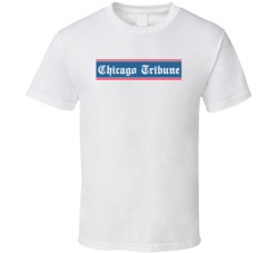 Chicago Tribune Newspaper Retro 90s Logo T Shirt Chicago Tribune Newspaper Retro 90s Logo T Shirt