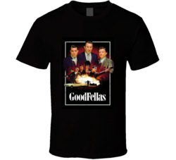 Good Fellas 1990 Favorite Movie Distressed Look Poster T Shirt Good Fellas 1990 Favorite Movie Distressed Look Poster T Shirt