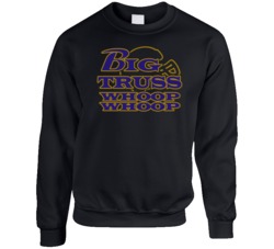 Big Truss Whoop Whoop Battle Cry Baltimore Football Team Fan Crewneck Big Truss Whoop Whoop Battle Cry Baltimore Football Team Fan Crewneck