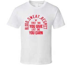 Blood Sweat Respect The Rock Fitness Fan T Shirt Blood Sweat Respect The Rock Fitness Fan T Shirt