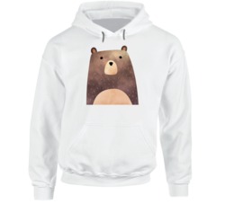 Bear Cute Cartoon Water Color Look Hoodie Bear Cute Cartoon Water Color Look Hoodie
