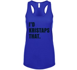I'd Kristaps That Kristaps Porzingis Dallas Basketball Team Supporter 