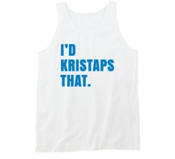 I'd Kristaps That Kristaps Porzingis Dallas Basketball Team Supporter 