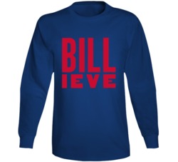 Billieve Buffalo Football Fan Team Supporter Long Sleeve Billieve Buffalo Football Fan Team Supporter Long Sleeve