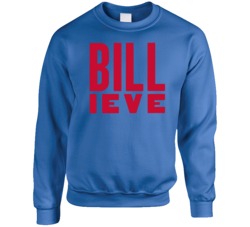 Billieve Buffalo Football Fan Team Supporter Crewneck Sweatshirt Billieve Buffalo Football Fan Team Supporter Crewneck Sweatshirt