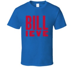 Billieve Buffalo Football Fan Team Supporter T Shirt Billieve Buffalo Football Fan Team Supporter T Shirt