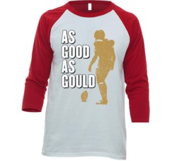 As Good As Robbie Gould Gold San Francisco Football Kicker Fan Raglan As Good As Robbie Gould Gold San Francisco Football Kicker Fan Raglan