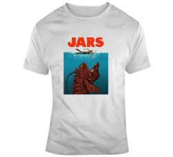 Jars Jar Jar Binks Star Wars Funny Jaws Parody T Shirt Jars Jar Jar Binks Star Wars Funny Jaws Parody T Shirt