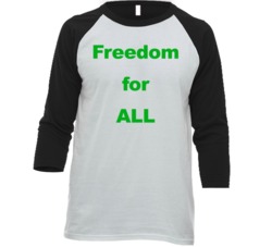 Freedom For All Enes Kanter Boston Basketball Player Fan Raglan T Shir