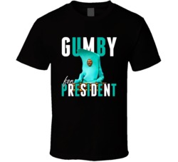 Gumby For President Funny Eddie Murphy Returns To Snl Host T Shirt Gumby For President Funny Eddie Murphy Returns To Snl Host T Shirt