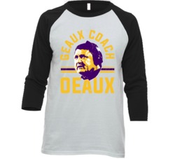 Geaux Coach Oeaux Ed Orgeron Lsu Football Fan Grunge Worn Look Raglan Geaux Coach Oeaux Ed Orgeron Lsu Football Fan Grunge Worn Look Raglan