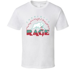 Charlotte Rage Arena Football League Team Sports Fan Logo T Shirt Charlotte Rage Arena Football League Team Sports Fan Logo T Shirt