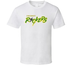Cincinnati Rockers Arena Football League Team Sports Fan Logo T Shirt Cincinnati Rockers Arena Football League Team Sports Fan Logo T Shirt