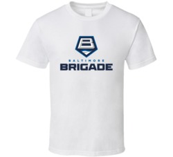 Baltimore Brigade Arena Football League Team Sports Fan Logo T Shirt Baltimore Brigade Arena Football League Team Sports Fan Logo T Shirt