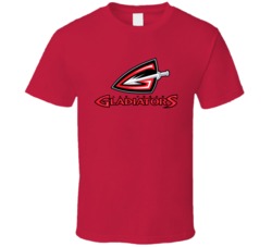 Las Vegas Gladiators Arena Football League Team Fan Logo T Shirt Las Vegas Gladiators Arena Football League Team Fan Logo T Shirt