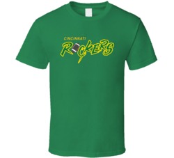 Cincinnati Rockers Arena Football League Team Fan Logo T Shirt Cincinnati Rockers Arena Football League Team Fan Logo T Shirt