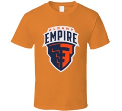 Albany Empire Arena Football League Team Fan Logo T Shirt Albany Empire Arena Football League Team Fan Logo T Shirt