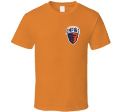 Albany Empire Arena Football League Chest Emblem Team Fan Logo T Shirt Albany Empire Arena Football League Chest Emblem Team Fan Logo T Shirt