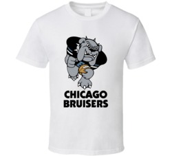 Chicago Bruisers Arena Football League Team Sports Fan Logo T Shirt Chicago Bruisers Arena Football League Team Sports Fan Logo T Shirt