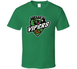 Alabama Vipers Arena Football League Team Fan Logo T Shirt Alabama Vipers Arena Football League Team Fan Logo T Shirt