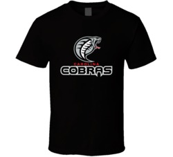 Carolina Cobras Arena Football League Team Fan Logo T Shirt Carolina Cobras Arena Football League Team Fan Logo T Shirt