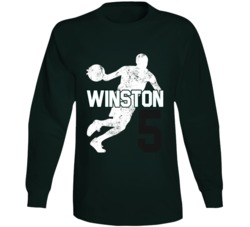 Cassius Winston Michigan State College Basketball Player Fan Long Slee
