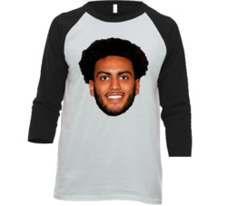 Markus Howard College Basketball Big Head Baseball Raglan T Shirt