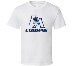 Los Angeles Cobras Arena Football League Team Sports Fan Logo T Shirt Los Angeles Cobras Arena Football League Team Sports Fan Logo T Shirt