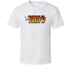 Los Angeles Kiss Arena Football League Team Sports Fan Logo T Shirt Los Angeles Kiss Arena Football League Team Sports Fan Logo T Shirt