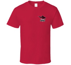 Jacksonville Sharks Arena Football League Chest Emblem Team Fan Logo T Jacksonville Sharks Arena Football League Chest Emblem Team Fan Logo T
