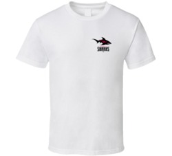 Jacksonville Sharks Arena Football League Chest Emblem Team Sports Fan Jacksonville Sharks Arena Football League Chest Emblem Team Sports Fan