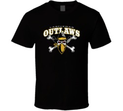 Las Vegas Outlaws Arena Football League Team Fan Logo T Shirt Las Vegas Outlaws Arena Football League Team Fan Logo T Shirt