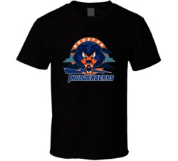 Houston Thunderbears Arena Football League Team Fan Logo T Shirt Houston Thunderbears Arena Football League Team Fan Logo T Shirt