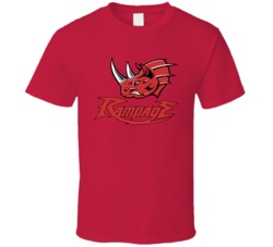 Grand Rapids Rampage Arena Football League Team Fan Logo T Shirt Grand Rapids Rampage Arena Football League Team Fan Logo T Shirt