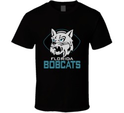 Florida Bobcats Arena Football League Team Fan Logo T Shirt Florida Bobcats Arena Football League Team Fan Logo T Shirt