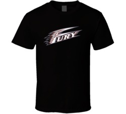 Detroit Fury Arena Football League Team Fan Logo T Shirt Detroit Fury Arena Football League Team Fan Logo T Shirt