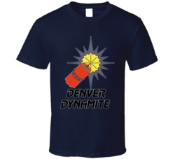 Denver Dynamite Arena Football League Team Fan Logo T Shirt Denver Dynamite Arena Football League Team Fan Logo T Shirt
